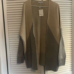 NWT Fate grey and tan cardigan
